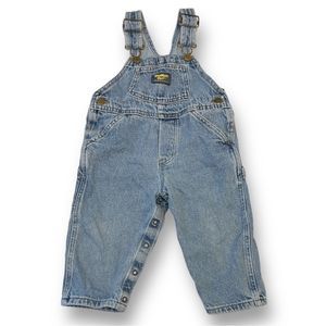 Oshkosh B’Gosh Vintage Denim Overalls Size 2T